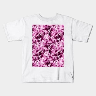 Ripple water surface pink Kids T-Shirt